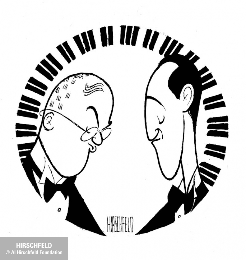 GERSHWIN CENTENNIAL LOGO | alhirschfeldfoundation.org