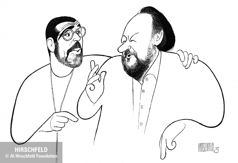 david mamet and ricky jay | alhirschfeldfoundation.org